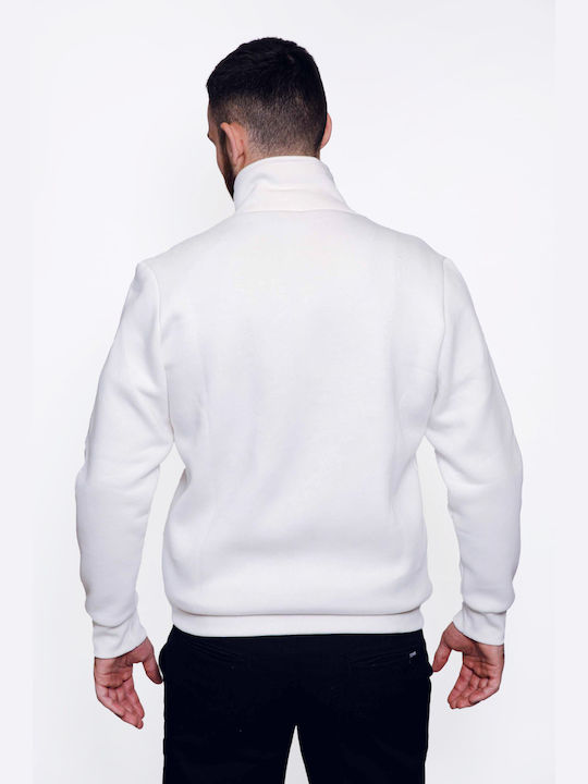 Cover Jeans Men's Sweatshirt Jacket White