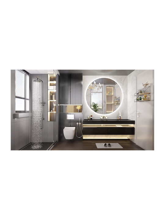 Rea Round Bathroom Mirror Led 60x60cm