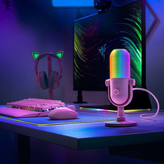 Razer Seiren V3 Chroma Δυναμικό Microfon USB de birou pentru