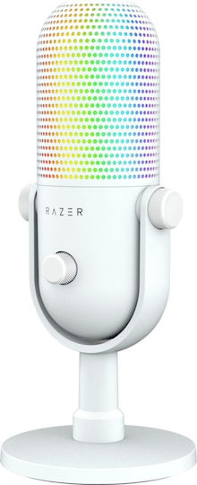Razer Seiren V3 Chroma Δυναμικό Microfon USB de birou pentru Studio în Culoarea White