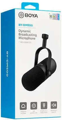 Boya BY-DM500 Δυναμικό Microfon XLR Montat pe amortizoare pentru Vocale
