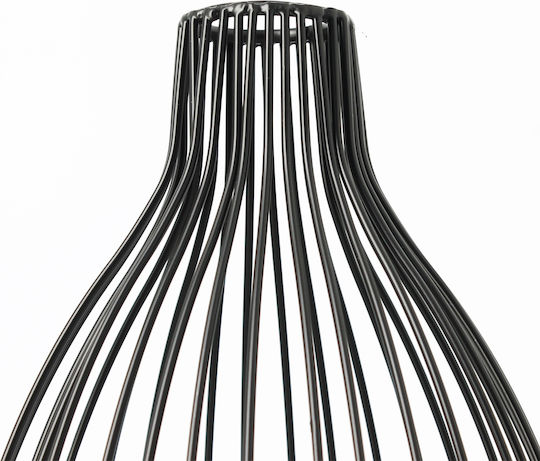 Koart Διακοσμητικό Βάζο Metallisch Schwarz 18x3.5x40cm 1Stück