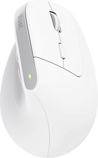 Trust Bayo+ Multidevice Ασύρματο Εργονομικό Bluetooth Vertical Ποντίκι Λευκό