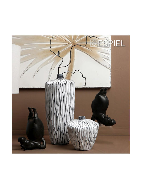 Espiel Διακοσμητικό Βάζο Keramik Weiß 13x13x26cm 1Stück