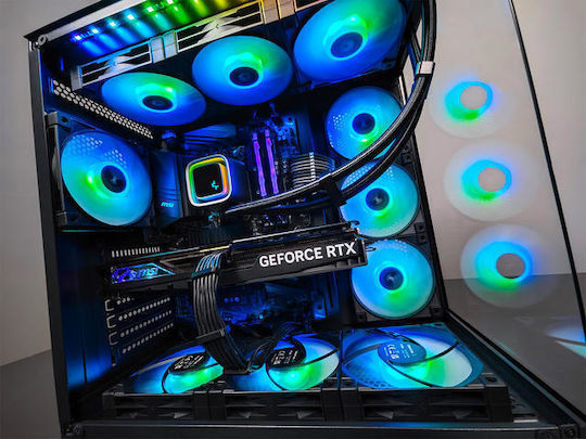 NOVA G:RIGS NOVA Max Гейминг Настолен компютър (i5-13400F/32GB DDR4/1TB SSD/GeForce RTX 4060/Без операционна система)