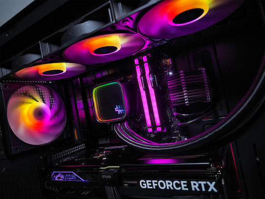 Sirius G:RIGS SIRIUS Lite Гейминг Настолен Компютър Ryzen 5-5600 16GB DDR4 1TB SSD GeForce RTX 3060 Без Операционна Система