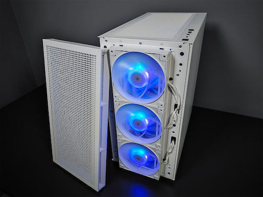 Sirius G:RIGS SIRIUS Ultra Гейминг Настолен компютър (i5-14600KF/32GB DDR4/2TB SSD/GeForce RTX 4070/Без операционна система)