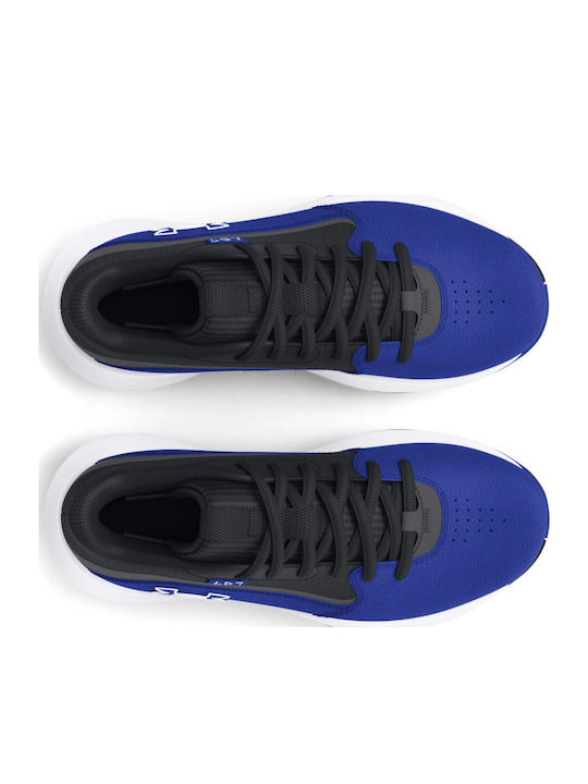 GS Lockdown 7 Kids Sports Shoes Basketball with Laces Black-Blue