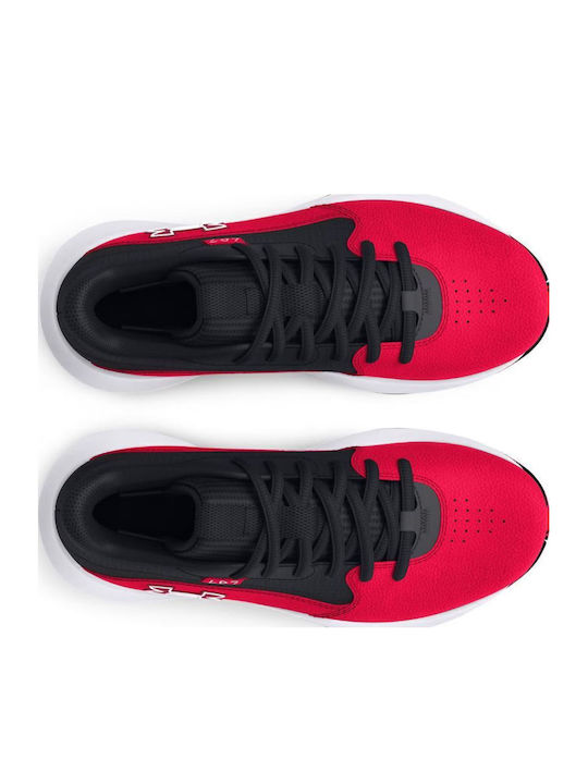 GS Lockdown 7 Kids Sports Shoes Basketball with Laces Red