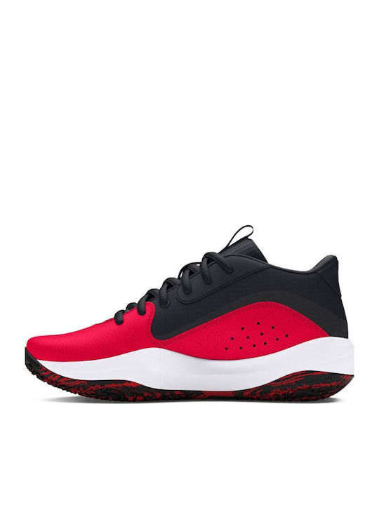 GS Lockdown 7 Kids Sports Shoes Basketball with Laces Red