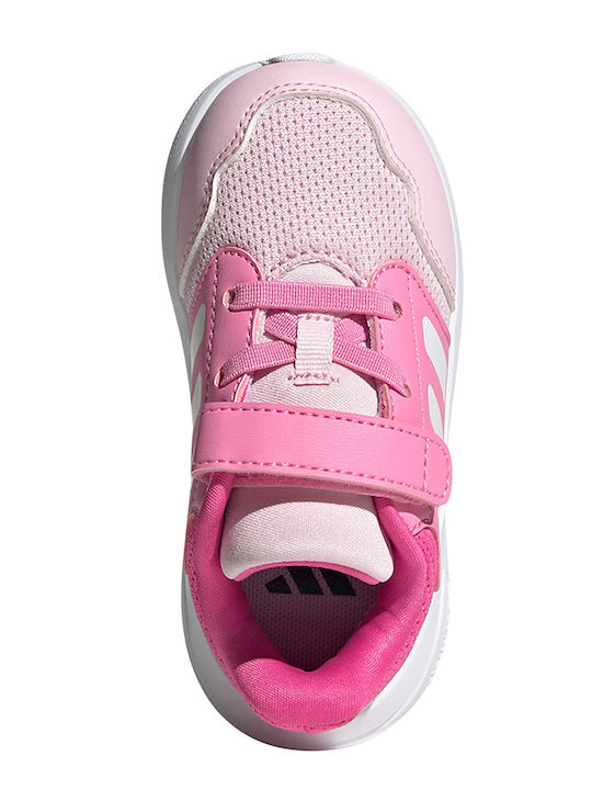 Tensaur Run 3.0 EL Kids Sports Shoes Running with Hoop & Loop Closure Clear Pink / Cloud White / Pulse Magenta