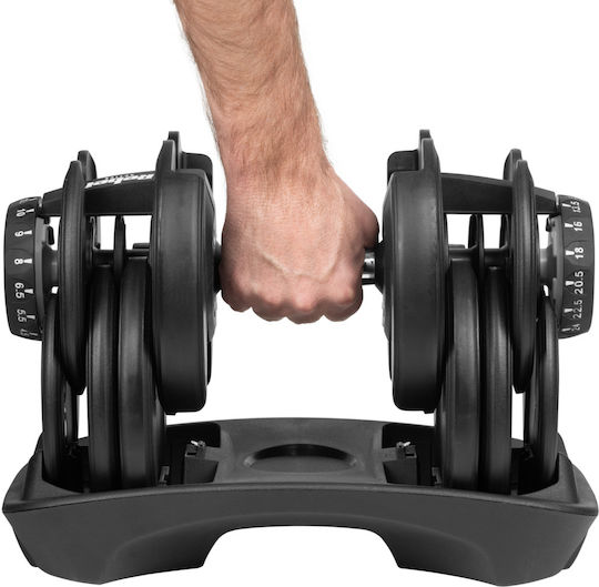 Adjustable Dumbbell 1x24kg with Stand