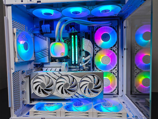 Supernova G:RIGS SUPERNOVA Ultra Gaming Desktop PC (Ryzen 9-7900/32GB DDR4/2TB SSD/GeForce RTX 4070 Ti/No OS)
