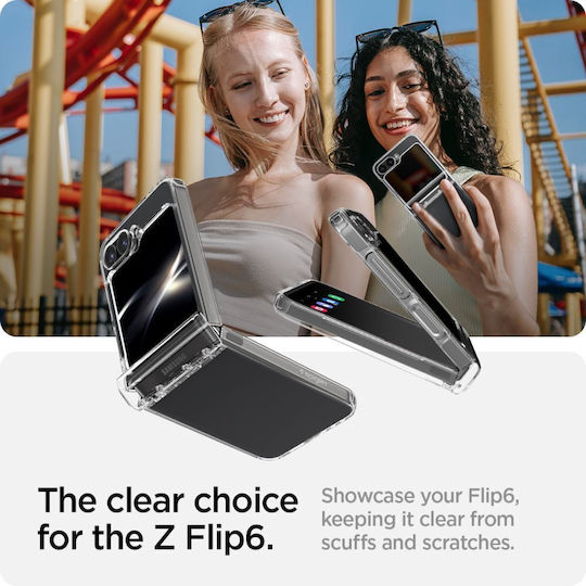 Spigen Ultra Hybrid Pro Umschlag Rückseite Kunststoff 2mm Transparent (Galaxy Z Flip6)