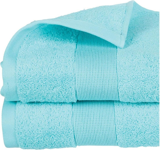 Atmosphera Bath Towel 100x150cm Turquoise Weight 450gr/m²
