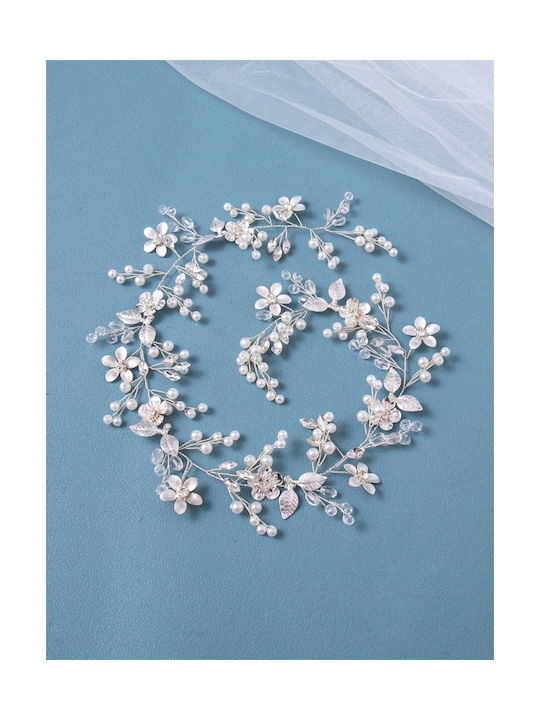 TakTakBaby Kids Headband with Silver Flower