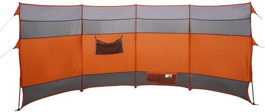 Vidaxl Paravan de Vânt pentru Camping Portocaliu Impermeabil 366x152x152 cm Portocaliu