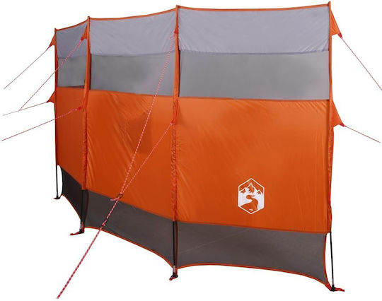Vidaxl Paravan de Vânt pentru Camping Portocaliu Impermeabil 366x152x152 cm Portocaliu