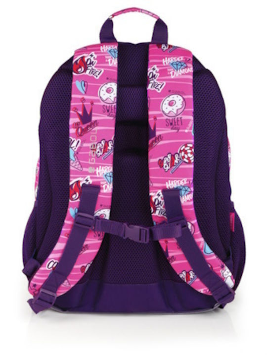 Gabol Gabol School Bag Backpack Junior High-High School Pink 21lt