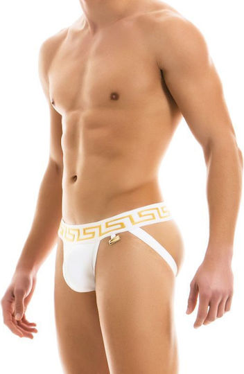 Modus Vivendi Мъжки секси джокстрап Бял