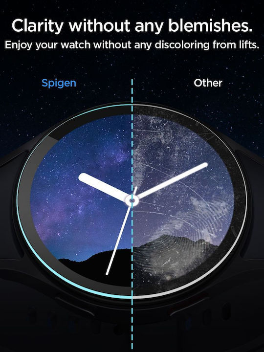Spigen Glas.tR EZ Fit Tempered Glass για το Galaxy Watch7 40mm 2τμχ AGL08494