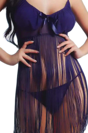 Pretty Lingerie Σετ Sexy Babydoll Μωβ