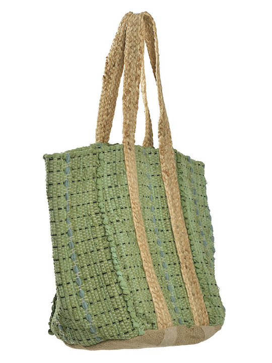 Ble Resort Collection Fabric Beach Bag Green