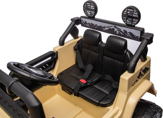 Kinder Auto Doppelsitzer Toyota FJ 4x4 Beige