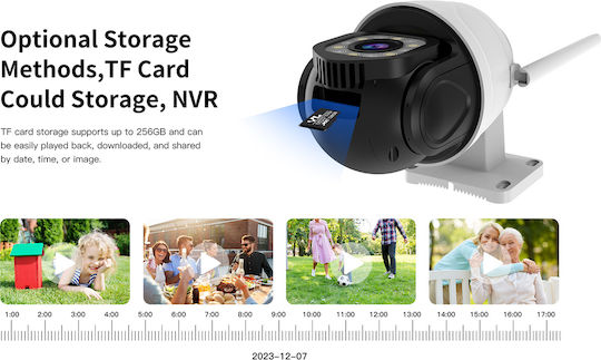 Vstarcam CS610Q IP Überwachungskamera Wi-Fi 4K Wasserdicht mit Zwei-Wege-Kommunikation und Objektiv 4mm