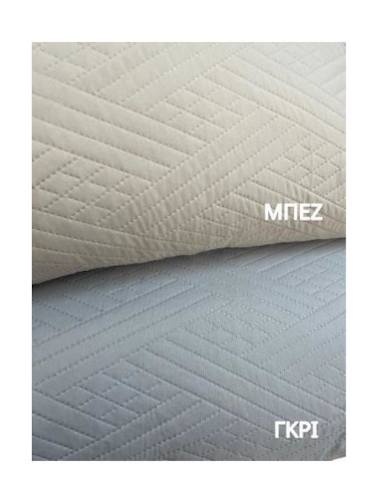 Linea Home Ultrasonic Pillow Protector Set Quilted Beige 50x70cm.