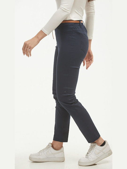 Damen Stoffhose Schwarz