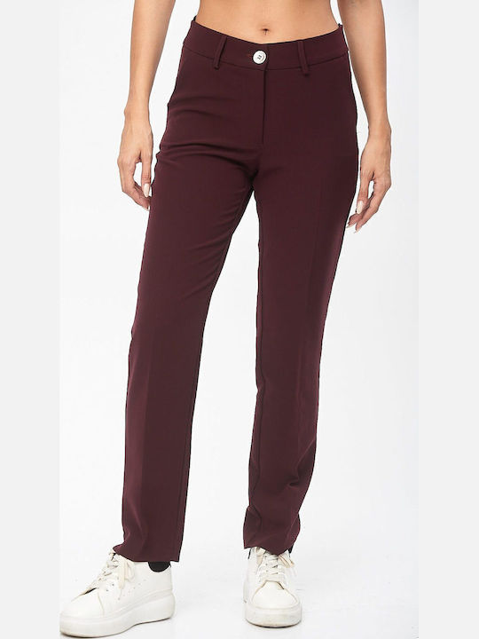 Damen Stoff Hose Blue