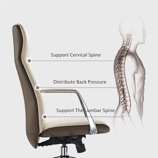 Eureka Ergonomic Erkoc08ow Bürostuhl Weiß