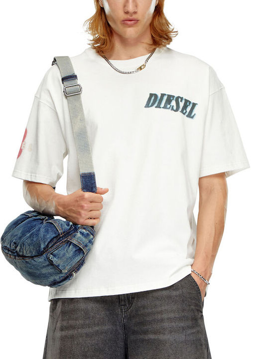 Diesel Herren T-Shirt Kurzarm White