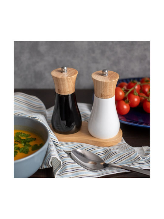 Brunbeste Set Manual Râșnițe Condimente din Lemn 14cm 2buc