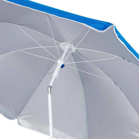 Muhler Folding Beach Umbrella Diameter 1.6m Blue