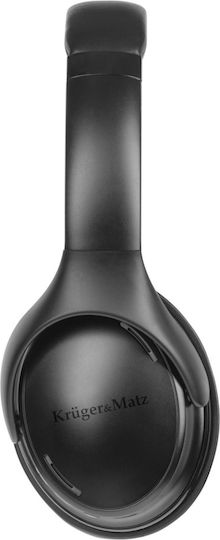 Kruger & Matz KM0663 Ασύρματα / Ενσύρματα Over Ear Ακουστικά με 30 ώρες Λειτουργίας Μαύρα