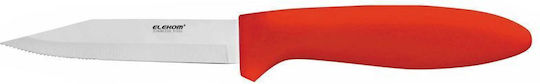 Elekom Rectangular Plastic Chopping Board Set with Knives & Peeler Red 5pcs