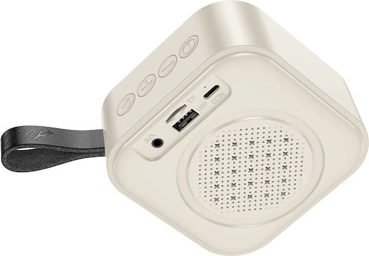 Hoco HC22 Auspicious Bluetooth-Lautsprecher 5W mit Radio und Akkulaufzeit bis zu 4 Stunden Weiß