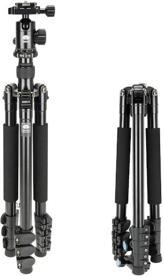 Sirui Camera Tripod ET-1004 Aluminum with E-10 Spherical Head from Aluminum with Spherical Head up to 140cm and Load Capacity 8kg