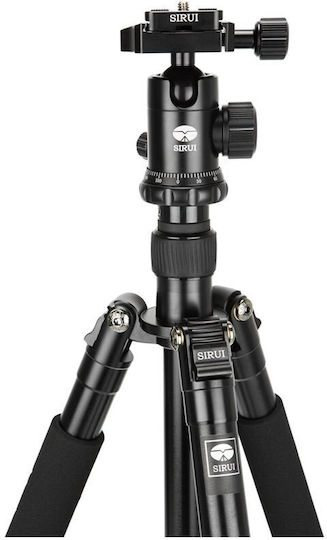 Sirui Camera Tripod ET-1004 Aluminum with E-10 Spherical Head from Aluminum with Spherical Head up to 140cm and Load Capacity 8kg