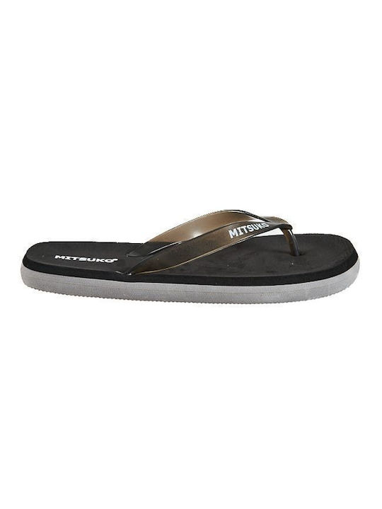 Mitsuko Frauen Flip Flops in Schwarz Farbe