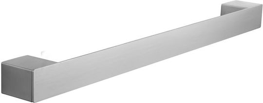 Kapitan Calea ferată de Baie Simplă De Perete cu șuruburi ​40x40cm Inox Gri