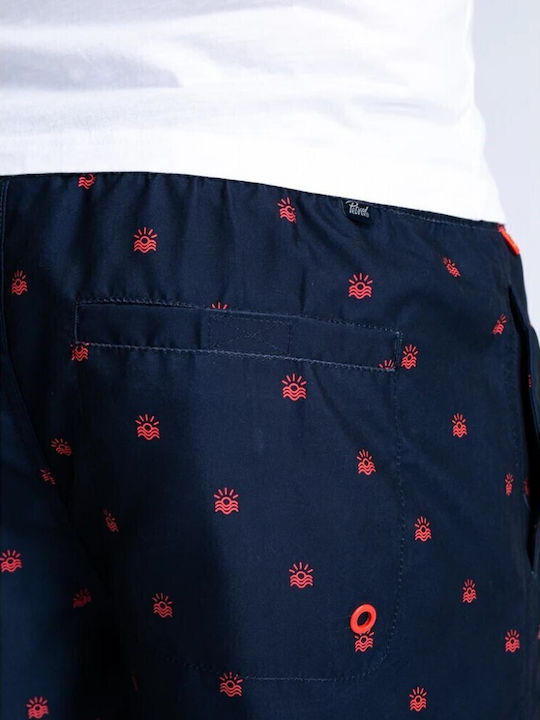 Men's Swimwear Shorts Blue with Patterns