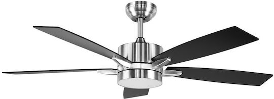 Telco S52-D329 Ceiling Fan 132cm with Light and Remote Control Grey-Black