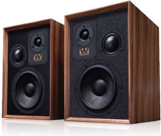 Wharfedale Super Denton WH-070305-00A Двойка Hi-Fi Говорители Bookself 3 Брой шофьори Орех
