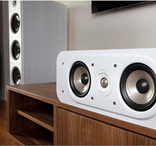 Polk Audio S30 Hi-Fi Speaker Central 125W 2 No of Drivers W50.8xD26.92xH19.05cm. White