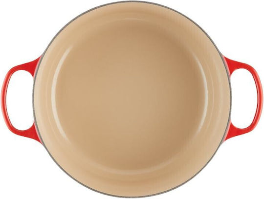 Le Creuset Βαθιά Κατσαρόλα από Μαντέμι 5.3lt / 26cm Volcanic