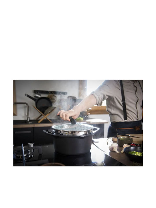 Tefal Robusto Βαθιά Κατσαρόλα από Χυτό Αλουμίνιο 2.8lt / 20cm