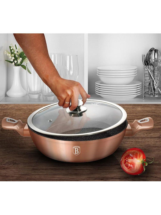 Berlinger Haus Metallic Line Shallow Pot made of Cast Aluminum 3.8lt / 28cm